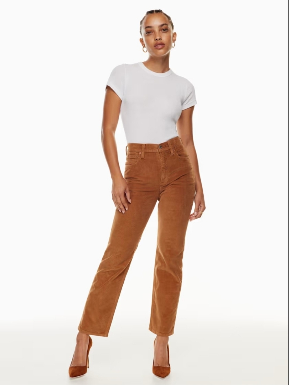 The Arlo High Rise Straight 28L Corduroy Size 25